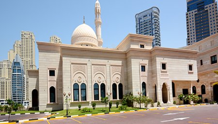 مسجد الرحیم دبی,مسجد الرحیم,مسجد الرحیم دبی از زیبا ترین مراکز مذهبی