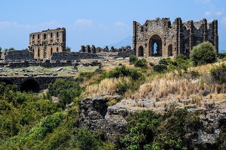 شهر آسپندوس , جاذبه های تاریخی ترکیه , شهر باستانی آسپندوس کجاست